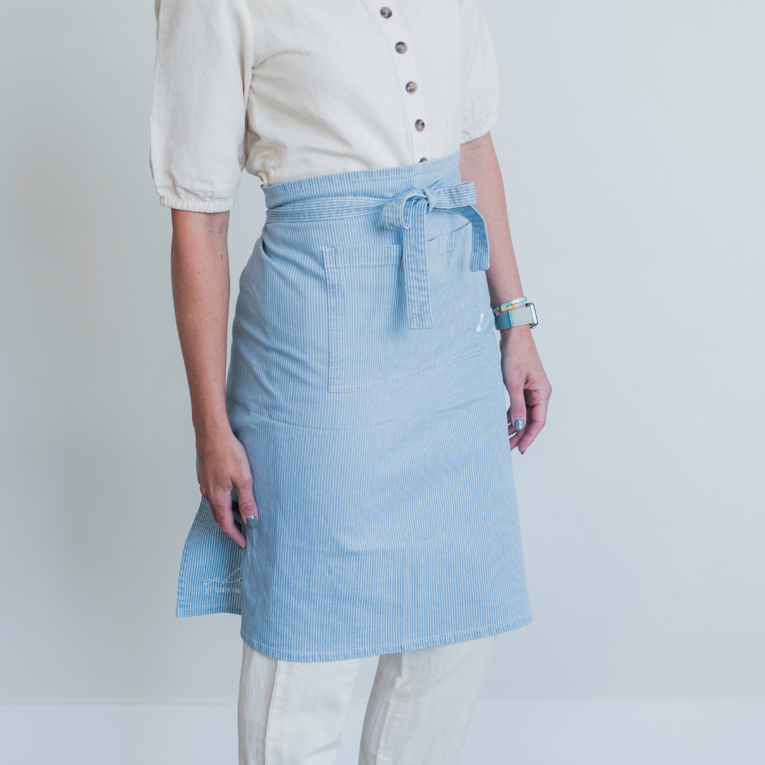 Pinstripe Denim Apron ADULT – Shop Cake by Courtney