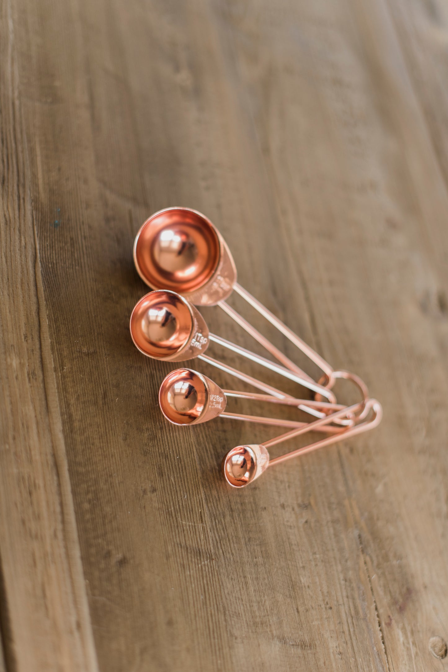 Rose Gold Measuring Cup and Spoon Set