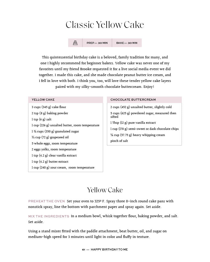 "CAKE, by Courtney" Cookbook