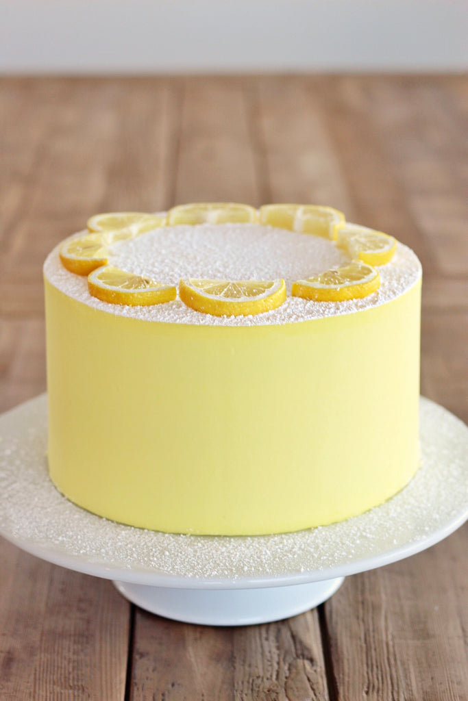 Lemon Bar Cake Shop Cake by Courtney
