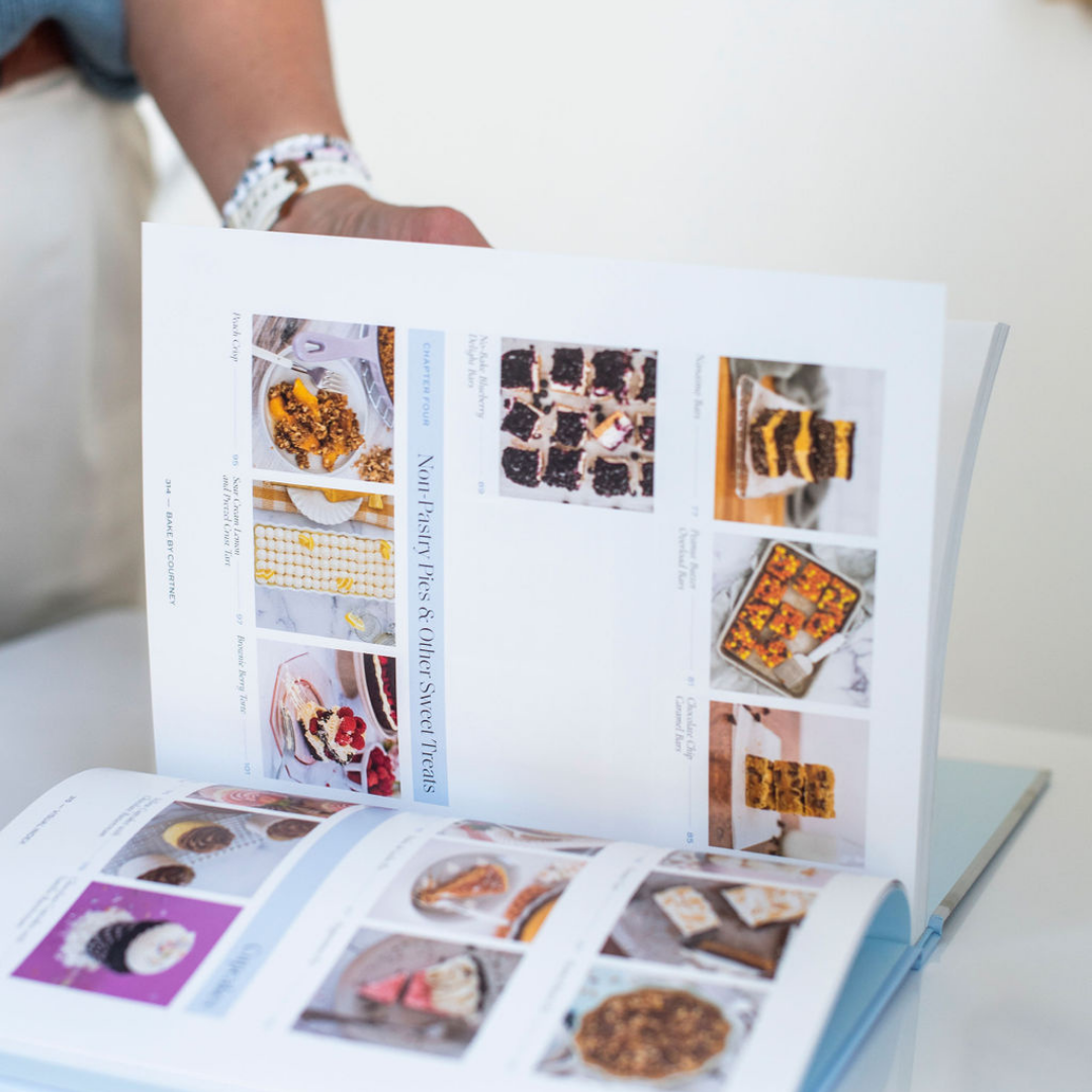 "BAKE, by Courtney" Cookbook Shop Cake by Courtney