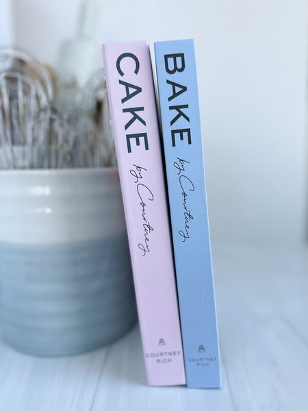 "CAKE, by Courtney" and "BAKE, by Courtney" Book Bundle