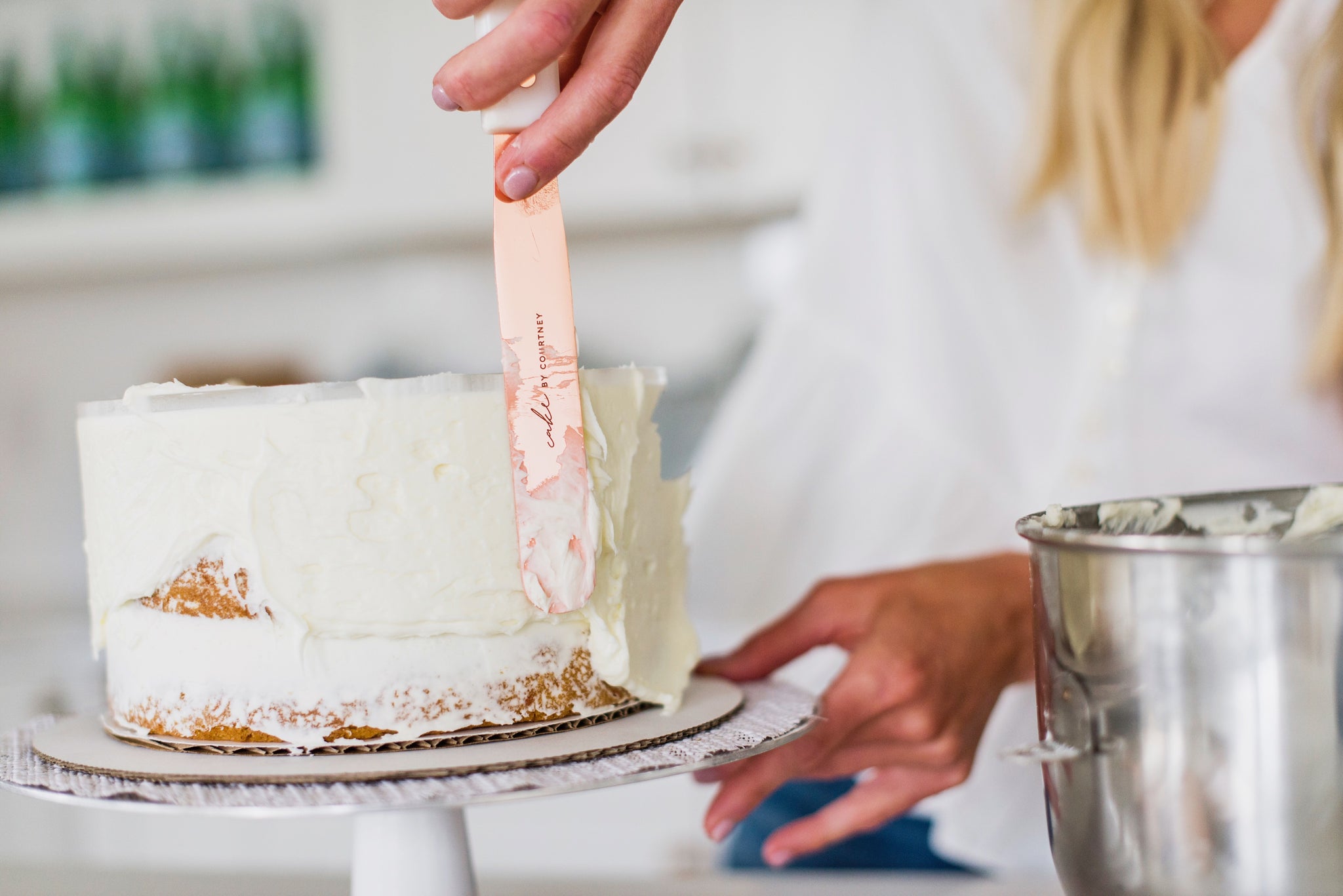 Icing Spatulas Shop Cake by Courtney