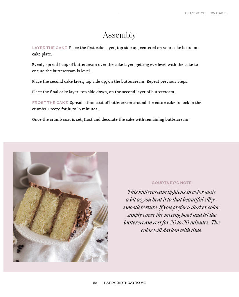 "CAKE, by Courtney" Cookbook Shop Cake by Courtney